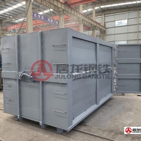 4米废固箱出口加工 采用NM450耐磨板